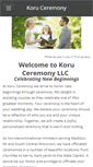 Mobile Screenshot of koruceremony.com